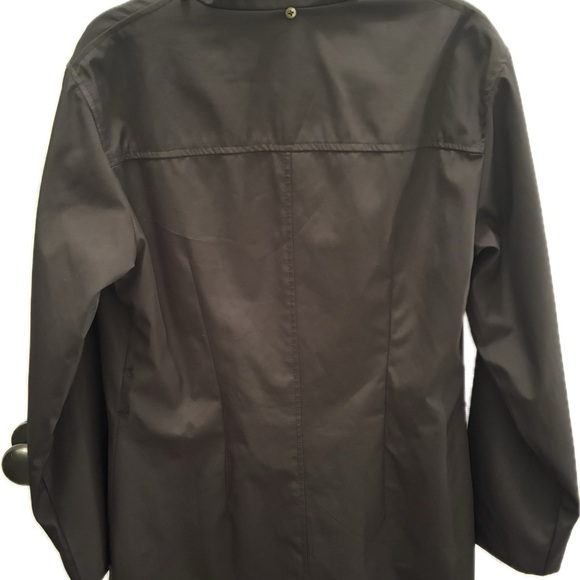 Burberry Black Jacket with Plaid Lining/Medium - Picture 3 of 4